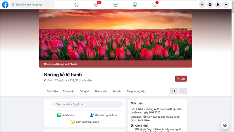 Nhóm công khai Những kẻ lữ hành